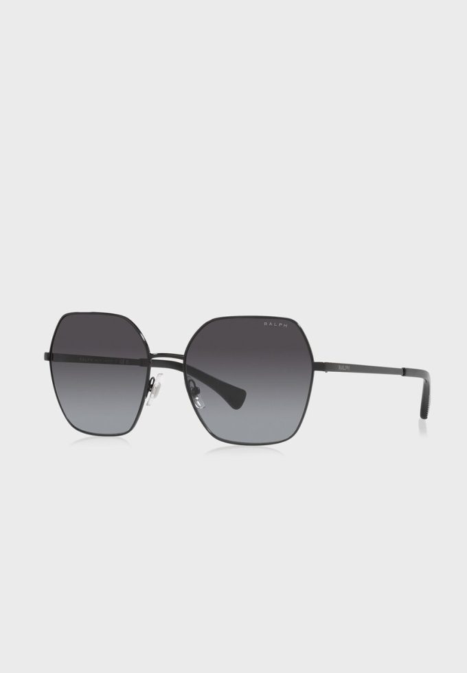 Lunettes de soleil surdimensionnées noires Ralph Lauren 0Ra4138 pour femme Lunettes de soleil surdimensionnées noires Ralph Lauren 0Ra4138 pour femme