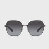 Lunettes de soleil surdimensionnées noires Ralph Lauren 0Ra4138 pour femme Lunettes de soleil surdimensionnées noires Ralph Lauren 0Ra4138 pour femme