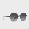 Lunettes de soleil surdimensionnées noires Ralph Lauren 0Ra4138 pour femme Lunettes de soleil surdimensionnées noires Ralph Lauren 0Ra4138 pour femme