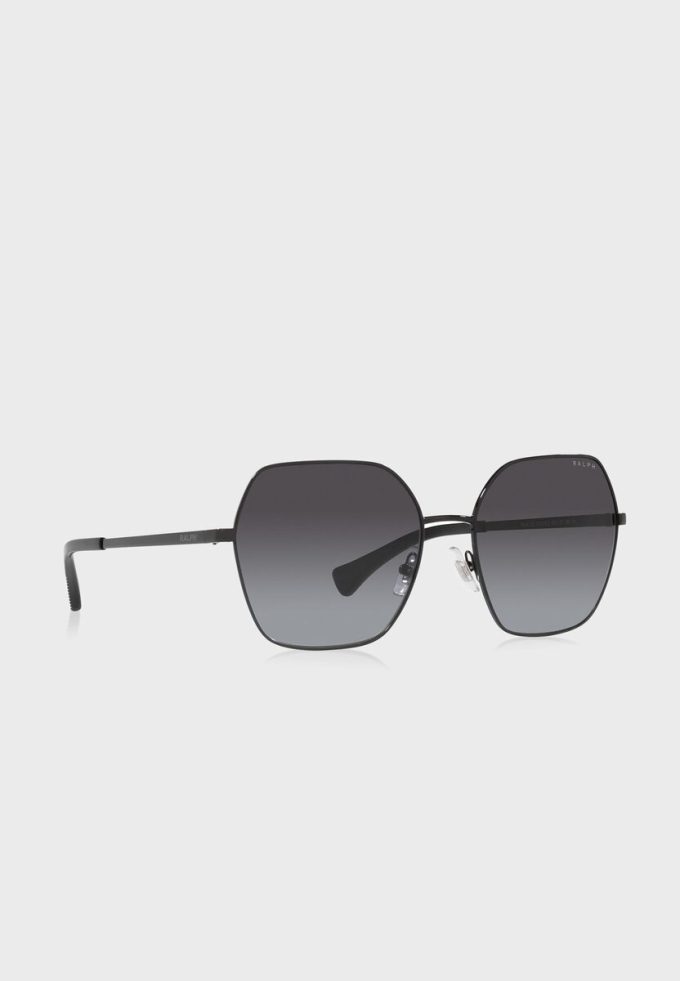 Lunettes de soleil surdimensionnées noires Ralph Lauren 0Ra4138 pour femme Lunettes de soleil surdimensionnées noires Ralph Lauren 0Ra4138 pour femme