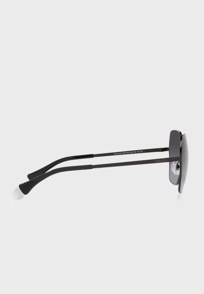 Lunettes de soleil surdimensionnées noires Ralph Lauren 0Ra4138 pour femme Lunettes de soleil surdimensionnées noires Ralph Lauren 0Ra4138 pour femme