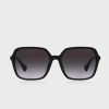 Lunettes de soleil surdimensionnées noires Ralph Lauren 0Ra5291U pour femme Lunettes de soleil surdimensionnées noires Ralph Lauren 0Ra5291U pour femme