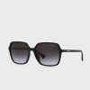 Lunettes de soleil surdimensionnées noires Ralph Lauren 0Ra5291U pour femme Lunettes de soleil surdimensionnées noires Ralph Lauren 0Ra5291U pour femme