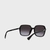 Lunettes de soleil surdimensionnées noires Ralph Lauren 0Ra5291U pour femme Lunettes de soleil surdimensionnées noires Ralph Lauren 0Ra5291U pour femme