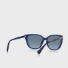 Lunettes de soleil Wayfarer bleues pour femme Ralph Lauren 0Ra5274 Lunettes de soleil Wayfarer bleues pour femme Ralph Lauren 0Ra5274