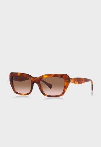 Lunettes de soleil Wayfarer marron pour femme Ralph Lauren 0Ra5292
