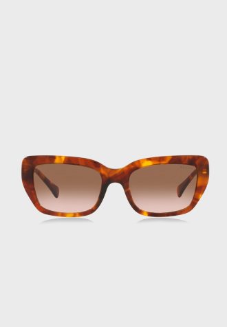 Lunettes de soleil Wayfarer marron pour femme Ralph Lauren 0Ra5292