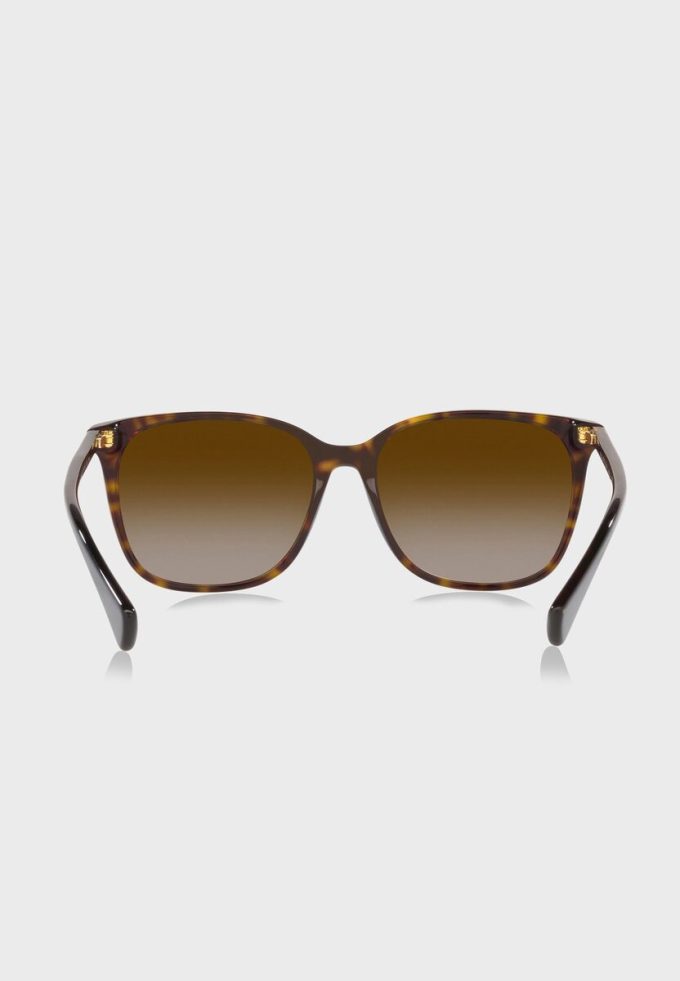 Lunettes de soleil Wayfarer marron pour femme Ralph Lauren 0Ra5293