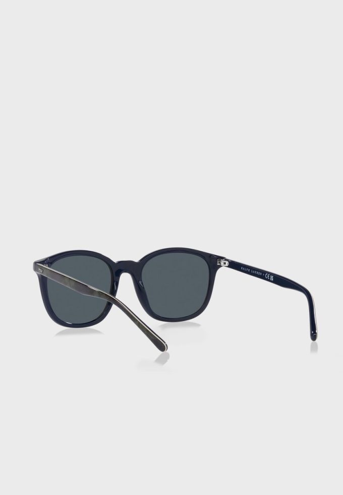 Lunettes de soleil Wayfarers bleu marine pour homme Ralph Lauren 0Ph4188