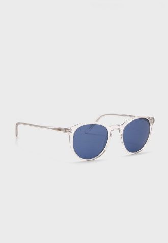 Lunettes de soleil Wayfarers bleues pour homme Ralph Lauren 0Ph4110