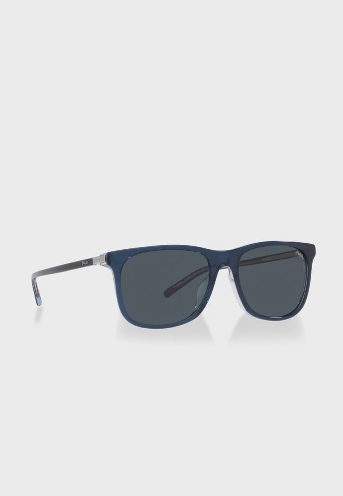 Lunettes de soleil Wayfarers bleues pour homme Ralph Lauren 0Ph4186U