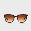 Lunettes de soleil Wayfarers marron pour femme Ralph Lauren 0RA5206 en écaille de tortue