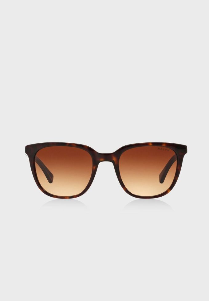 Lunettes de soleil Wayfarers marron pour femme Ralph Lauren 0RA5206 en écaille de tortue