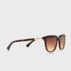 Lunettes de soleil Wayfarers marron pour femme Ralph Lauren 0RA5206 en écaille de tortue