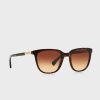 Lunettes de soleil Wayfarers marron pour femme Ralph Lauren 0RA5206 en écaille de tortue