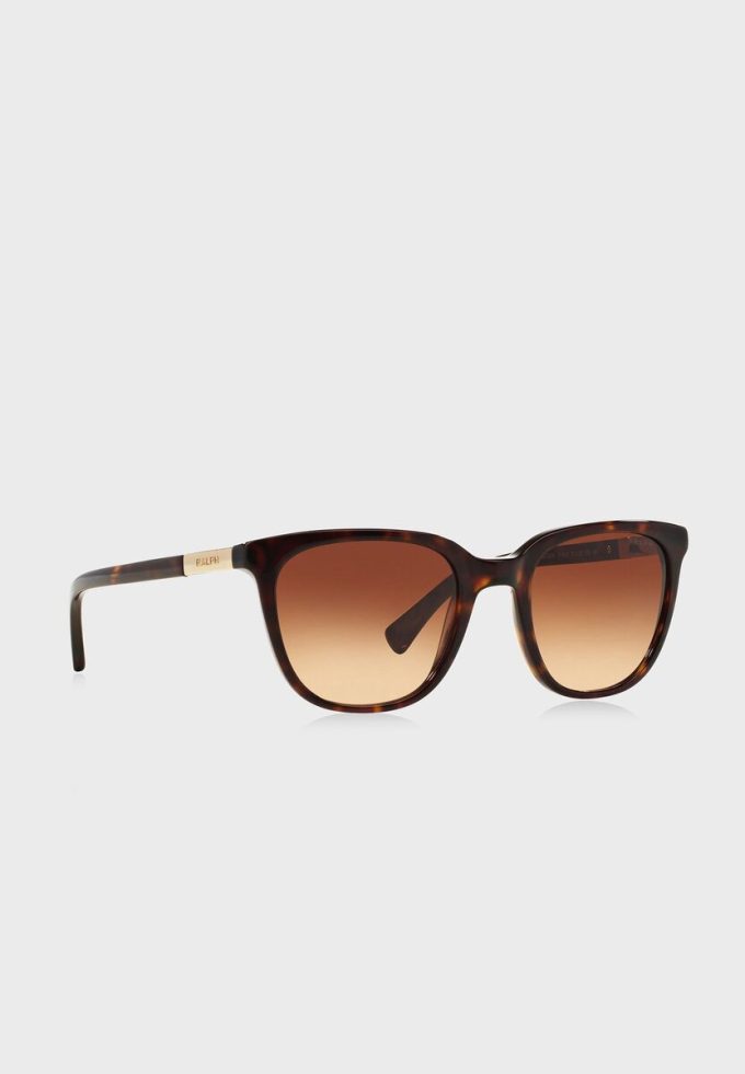 Lunettes de soleil Wayfarers marron pour femme Ralph Lauren 0RA5206 en écaille de tortue