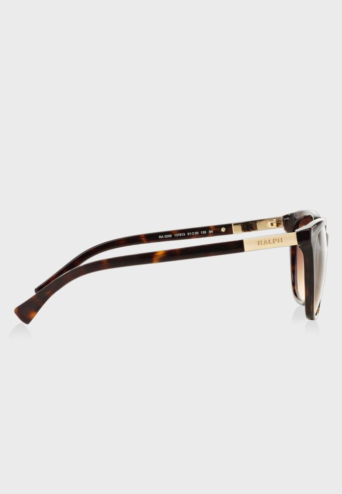 Lunettes de soleil Wayfarers marron pour femme Ralph Lauren 0RA5206 en écaille de tortue