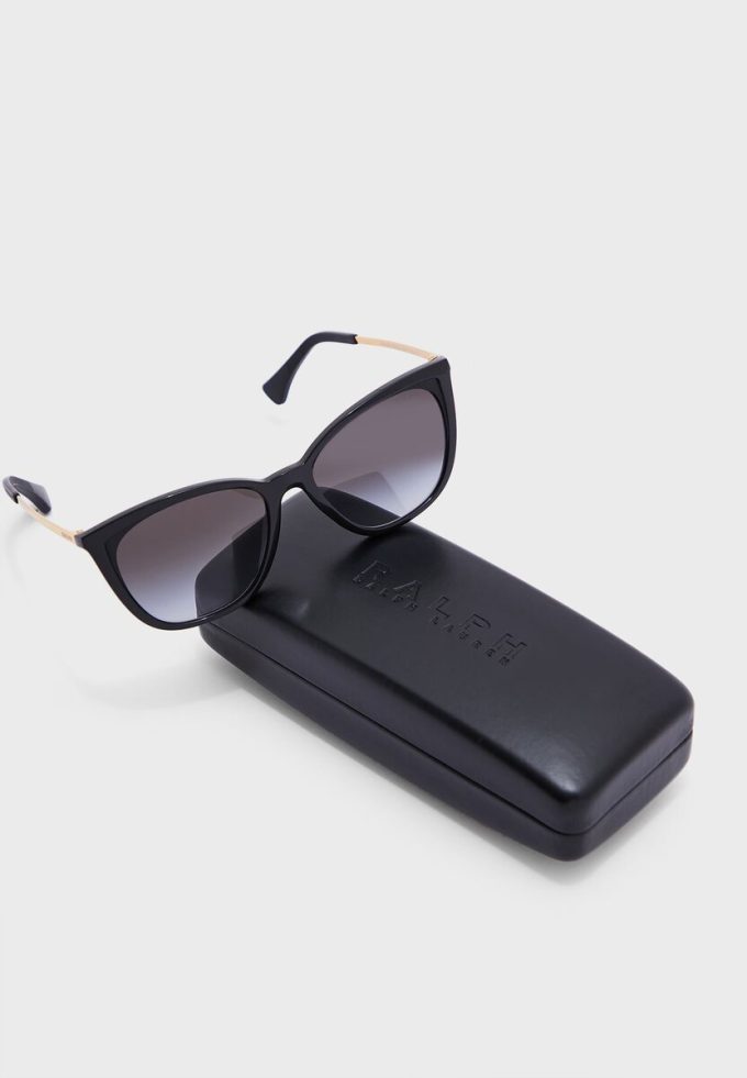 Lunettes de soleil Wayfarers noires pour femme Ralph Lauren 0Ra5280 Lunettes de soleil Wayfarers noires pour femme Ralph Lauren 0Ra5280