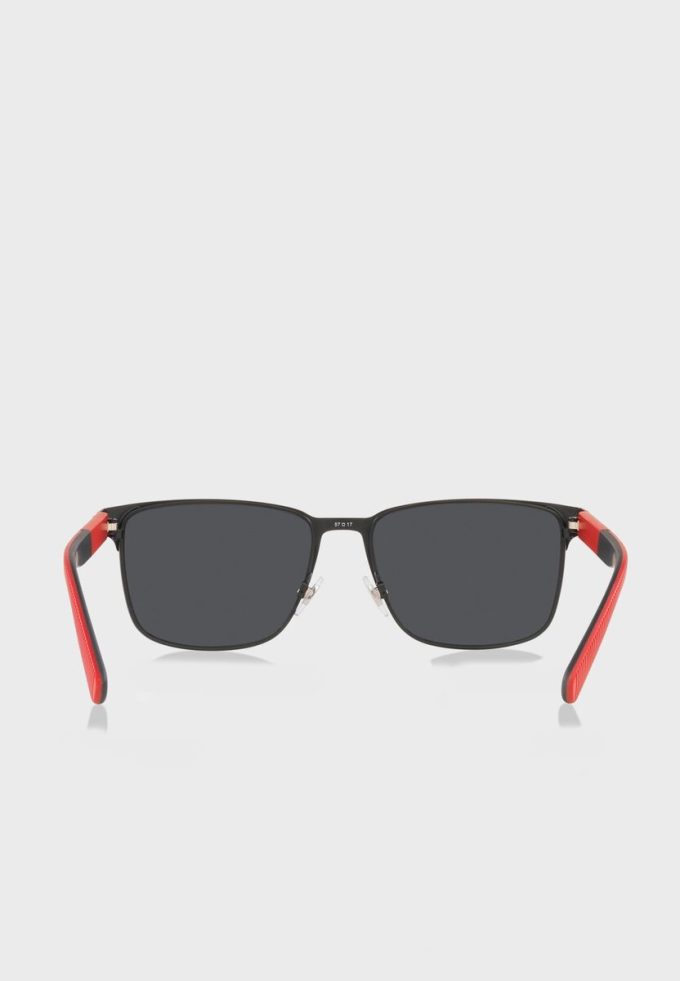 Lunettes de soleil Wayfarers noires pour homme Ralph Lauren 0Ph3143 Lunettes de soleil Wayfarers noires pour homme Ralph Lauren 0Ph3143