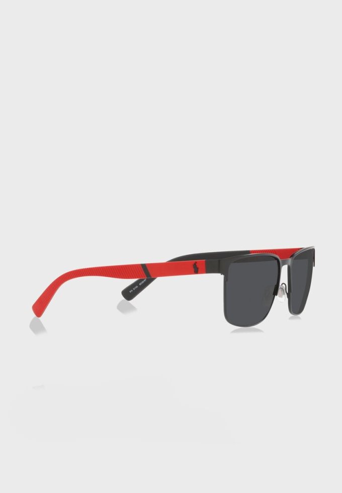 Lunettes de soleil Wayfarers noires pour homme Ralph Lauren 0Ph3143 Lunettes de soleil Wayfarers noires pour homme Ralph Lauren 0Ph3143