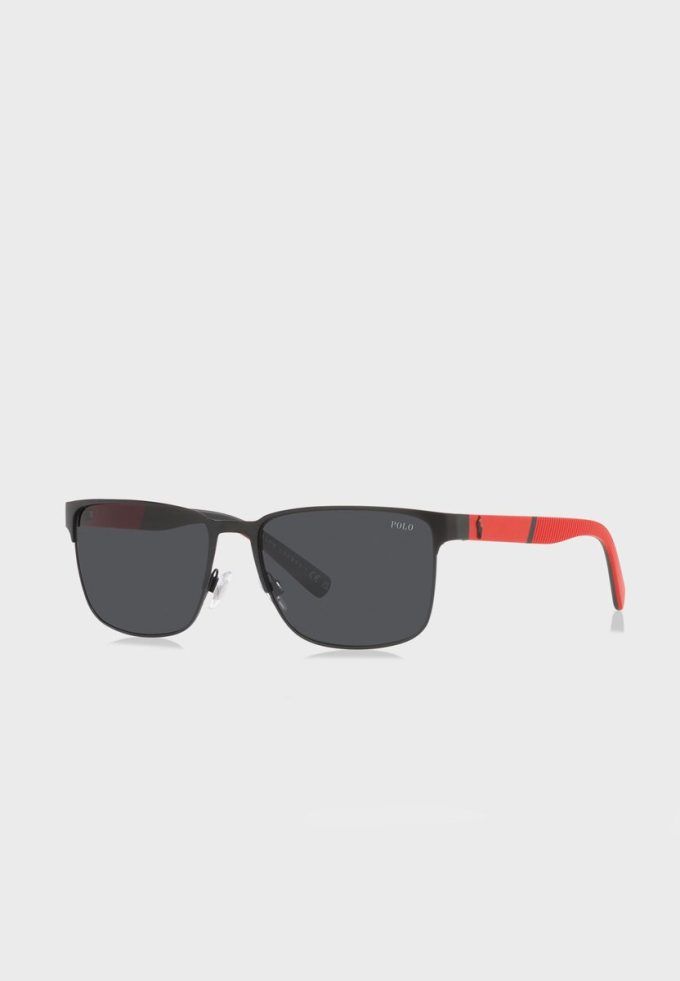 Lunettes de soleil Wayfarers noires pour homme Ralph Lauren 0Ph3143 Lunettes de soleil Wayfarers noires pour homme Ralph Lauren 0Ph3143