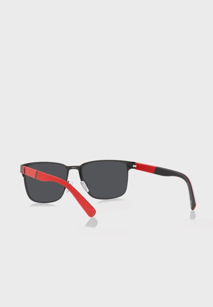 Lunettes de soleil Wayfarers noires pour homme Ralph Lauren 0Ph3143 Lunettes de soleil Wayfarers noires pour homme Ralph Lauren 0Ph3143