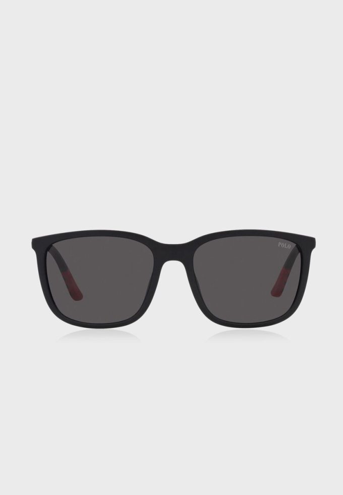 Lunettes de soleil Wayfarers noires pour homme Ralph Lauren 0Ph4185U Lunettes de soleil Wayfarers noires pour homme Ralph Lauren 0Ph4185U