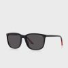 Lunettes de soleil Wayfarers noires pour homme Ralph Lauren 0Ph4185U Lunettes de soleil Wayfarers noires pour homme Ralph Lauren 0Ph4185U