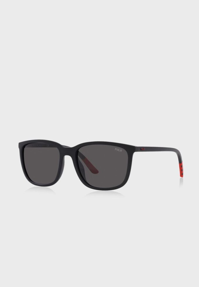 Lunettes de soleil Wayfarers noires pour homme Ralph Lauren 0Ph4185U Lunettes de soleil Wayfarers noires pour homme Ralph Lauren 0Ph4185U