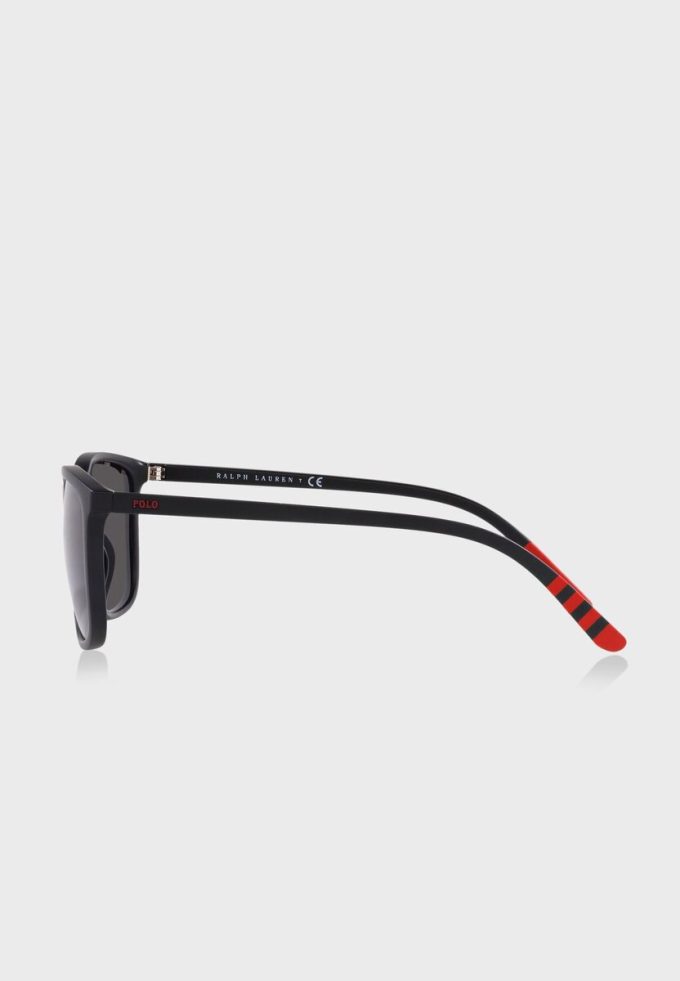 Lunettes de soleil Wayfarers noires pour homme Ralph Lauren 0Ph4185U Lunettes de soleil Wayfarers noires pour homme Ralph Lauren 0Ph4185U
