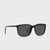 Lunettes de soleil Wayfarers noires pour homme Ralph Lauren 0Ph4185U Lunettes de soleil Wayfarers noires pour homme Ralph Lauren 0Ph4185U