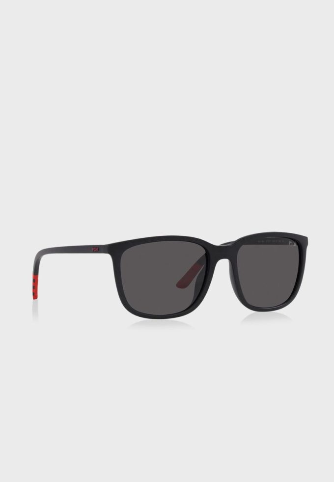 Lunettes de soleil Wayfarers noires pour homme Ralph Lauren 0Ph4185U Lunettes de soleil Wayfarers noires pour homme Ralph Lauren 0Ph4185U