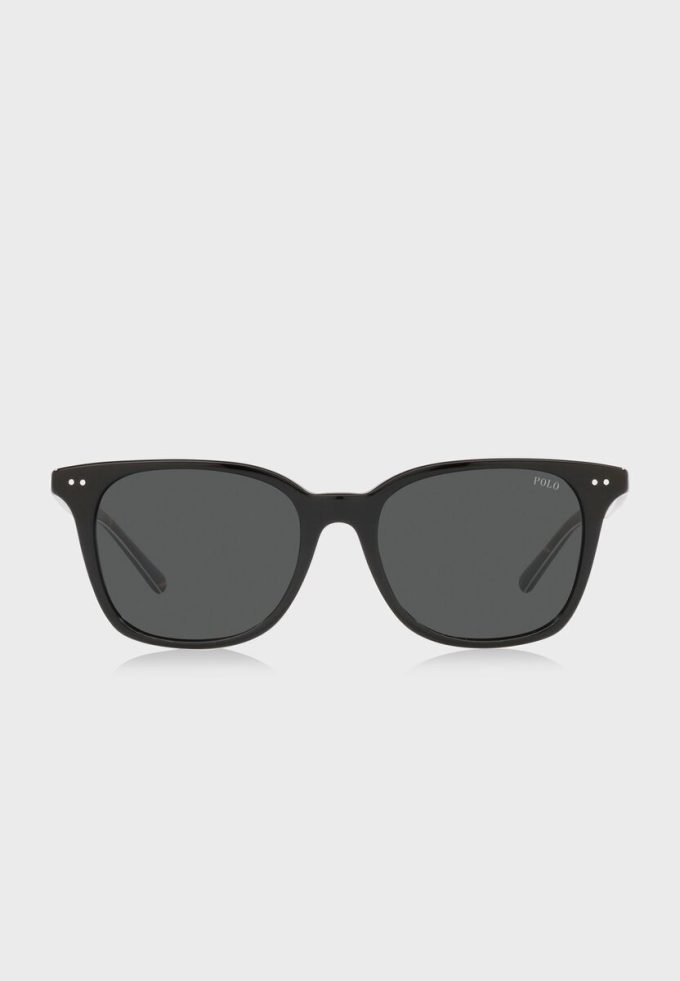 Lunettes de soleil Wayfarers noires pour homme Ralph Lauren 0Ph4187 Lunettes de soleil Wayfarers noires pour homme Ralph Lauren 0Ph4187