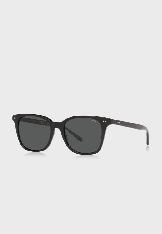 Lunettes de soleil Wayfarers noires pour homme Ralph Lauren 0Ph4187 Lunettes de soleil Wayfarers noires pour homme Ralph Lauren 0Ph4187