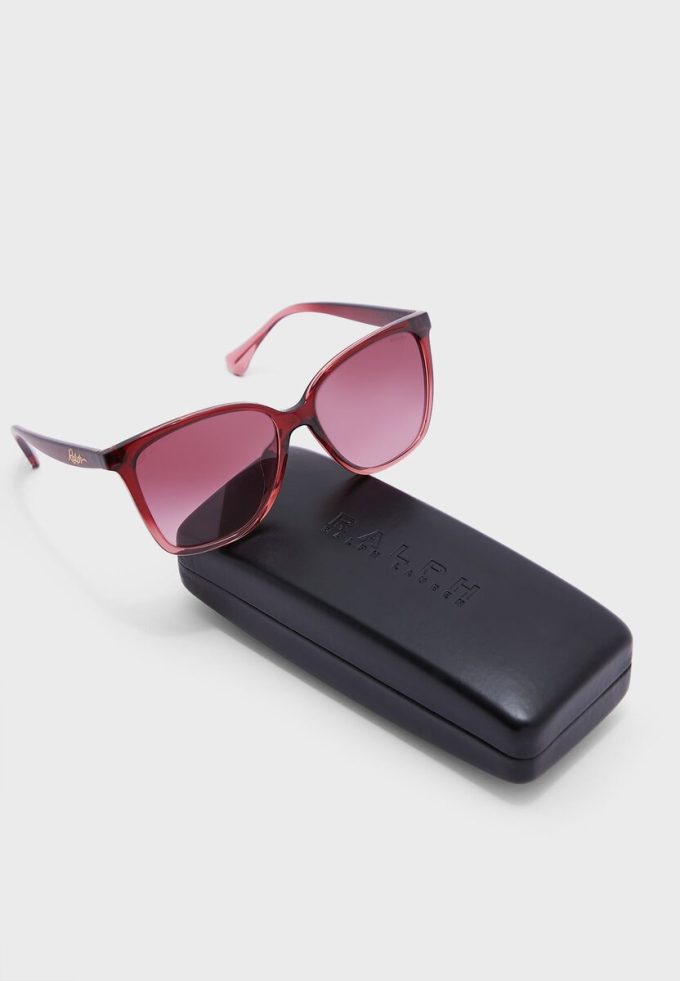 Lunettes de soleil Wayfarers rouges pour femme Ralph Lauren 0Ra5281U