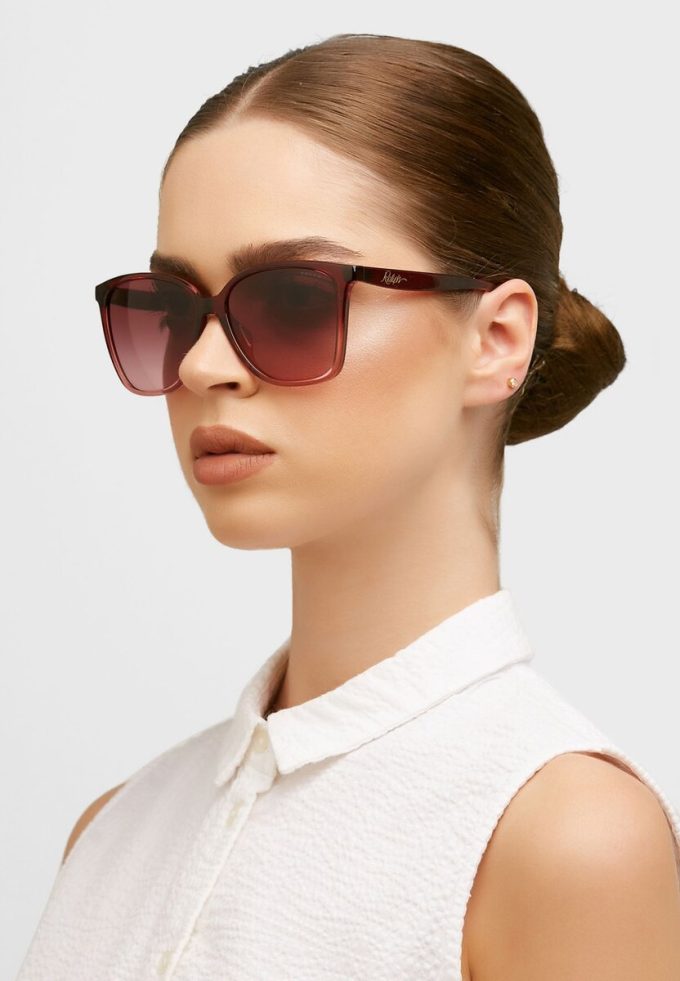 Lunettes de soleil Wayfarers rouges pour femme Ralph Lauren 0Ra5281U