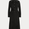 Manteaux double face à rayures noires Ralph Lauren pour femmes Manteaux double face à rayures noires Ralph Lauren pour femmes