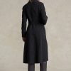 Manteaux double face à rayures noires Ralph Lauren pour femmes Manteaux double face à rayures noires Ralph Lauren pour femmes