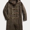 Manteaux en laine à carreaux multicolores Ralph Lauren pour femmes