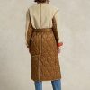 Manteaux hybrides imperméables à doublure ceinturée pour femmes Ralph Lauren marron