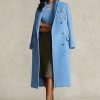 Manteaux polo bleus pour femmes de la collection Spelman de Ralph Lauren Manteaux polo bleus pour femmes de la collection Spelman de Ralph Lauren