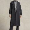 Manteaux portefeuille en flanelle gris foncé Ralph Lauren pour femmes