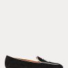 Mocassins beiges/blancs en daim de chèvre à pampilles Ralph Lauren Laurel pour femme Mocassins beiges/blancs en daim de chèvre à pampilles Ralph Lauren Laurel pour femme
