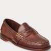 Mocassins en cuir marron Edric pour homme Ralph Lauren Mocassins en cuir marron Edric pour homme Ralph Lauren