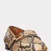Mocassins en peau de serpent Ralph Lauren Avah Welington Ayers pour femmes Mocassins en peau de serpent Ralph Lauren Avah Welington Ayers pour femmes