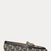 Mocassins gris pour femmes Ralph Lauren Averi II Monogram Jacquard Mocassins gris pour femmes Ralph Lauren Averi II Monogram Jacquard