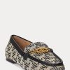 Mocassins gris pour femmes Ralph Lauren Averi II Monogram Jacquard Mocassins gris pour femmes Ralph Lauren Averi II Monogram Jacquard