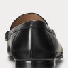 Mocassins noirs en cuir de veau bruni Chalmers de Ralph Lauren pour homme