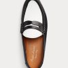 Mocassins Penny en cuir de veau Chalmers beige/blanc pour femme Ralph Lauren Mocassins Penny en cuir de veau Chalmers beige/blanc pour femme Ralph Lauren