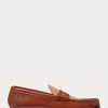 Mocassins Penny en cuir de veau et toile Chalmers de Ralph Lauren pour homme marron Mocassins Penny en cuir de veau et toile Chalmers de Ralph Lauren pour homme marron